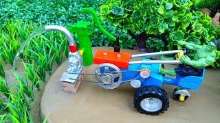 Top the most creatives science projects part #60 Sunfarming  diy mini tractor plough machine