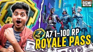 BGMI NEXT A7 ROYAL PASS LEAKS  1 TO 100 RP REWARDS  WHATS NEW CHANGES ??  Faroff