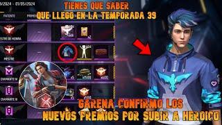 ¡Cuando RECLAMAR GRATIS Premios BR CLASIFICATORIA Garena CONFIRMO Regalos en REINCIO de TEMPORADA 