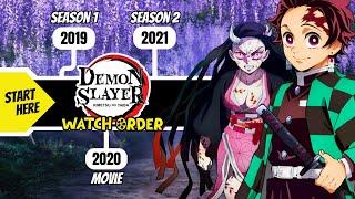 How To Watch Demon Slayer Kimetsu no Yaiba In The Correct Order?