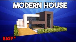 Simple Modern House in Minecraft Tutorials