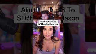 Alinity WANTS To STREAM With Jason #jasontheween #alinity #twitch #clips #foryou