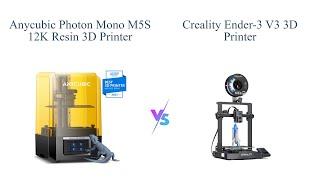 Anycubic Photon Mono M5s vs Creality Ender-3 V3 KE 3D Printer Comparison ️