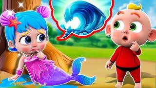 Mermaid & Smart Baby Story  Little Mermaid Song   NEW  Funny Nursery Rhymes For Kids