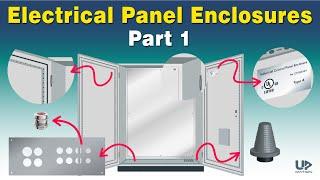 Electrical Panel Enclosure Explained  Enclosure IP rating Gland Plates Cable Glands Hole Cutter