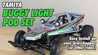 Installing Tamiya Buggy Light Pod Set onto our Grasshopper  CompetitionX