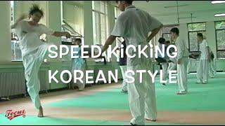 TAEKWONDO SPEED KICKING-  Korean Style