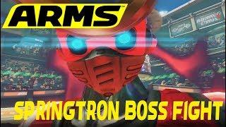 ARMS Springtron Boss Fight