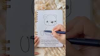 Tutorial Gambar Teddy Bear Aesthetic @cathfloart