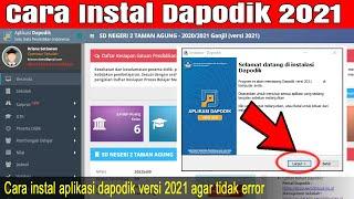 Cara Instal Aplikasi Dapodik 2021