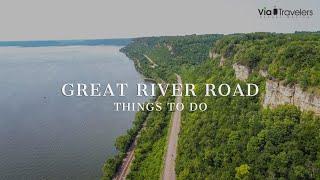 Great River Road Trip Tour  Minnesota & Wisconsin 4K UHD