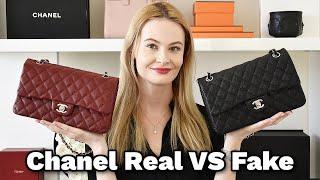 Chanel Classic Flap Real VS Fake  Learn to spot the differences