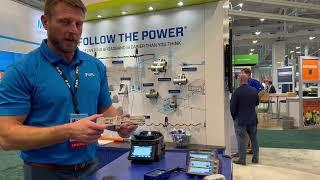 Michael is at #TechAdvantage2023 talking fusion splicers and test equipment. Booth #1017.