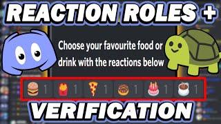 Carl bot reaction roles + Carl bot verification system tutorial 2021