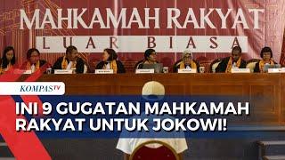 Apa Saja 9 Dosa Rezim Jokowi yang Diungkap Mahkamah Rakyat Luar Biasa?