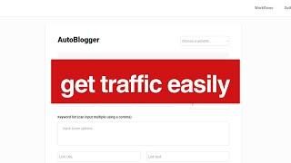 Generate 720 articles PER MONTH for your business website  Fastest way to get TRAFFIC
