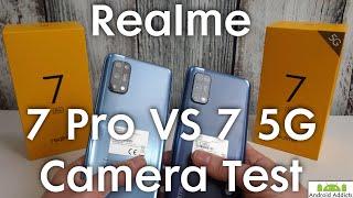 Realme 7 Pro VS 7 5G Camera Test Review Photos Video Night Mode