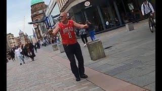 Dance Moves to Good Tunes on Argyle Street and Rangers Fans at George Square Glasgow 15th May 2021