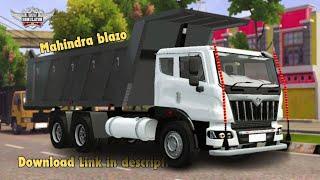 Bussid _ Mahindra blazo tipper truck mod for bus simulator Indonesia_bussid mods