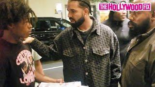 Drake Lectures An Autograph Dealer Who He Sees Asking For An Autograph Everyday In New York NY