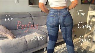 THE BEST JEANS FOR CURVY PETITE GIRLS  TRY-ON  JESSICA SANCHEZ 