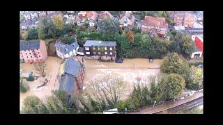 Drone Footage – Uckfield Flood 3rd Nov – Old Mill