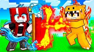 Minecraft Bedwars but We Have ELEMENTAL POWERS