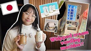 Whipped cream vending machine? - Japan Vlog