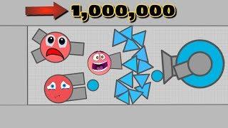 Diep.io  TRAPPED 3 TANKS  Auto trapper 1mill maze - JB Colombia