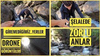 Güldür güldür  şelalede zor anlar DRONE kamerasında #guldurguldur #güldürgüldür