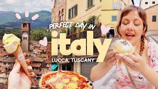 We found the most perfect town in Italy  A Day Trip to Italian Paradise Lucca & Street Food