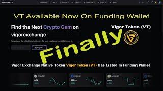 #Breaking  How To Trade Vigor Coin Into Vigor Exchange  VT Listed  Full Guide  Vigor Exchange