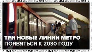 Три новые линии метро появятся в Москве к 2030 году - Москва 24