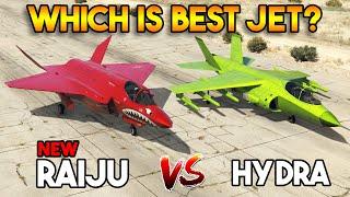 GTA 5 ONLINE  F-160 RAIJU VS HYDRA JET WHICH IS BEST JET PLANE?