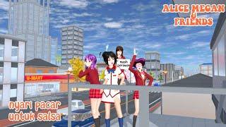 ALICE MEGAN & FRIENDS NYARI PACAR SALSA  SAKURA SCHOOL SIMULATOR