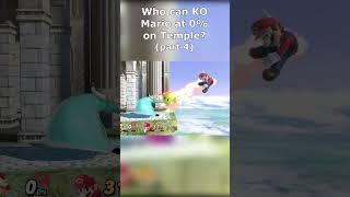 Who Can KO Mario at 0% on Temple? - Part 4