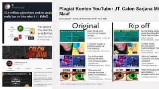 MEMALUKAN SE-INDONESIA CHANNEL YOUTUBE CALON SARJANA DENGAN 12JT SUB PLAGIAT