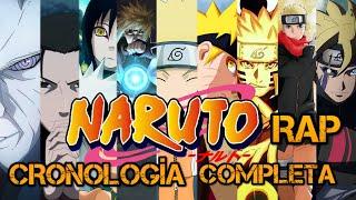 CRONOLOGÍA COMPLETA de NARUTO RAP  Crónologias Anime Rap  Gaara1017