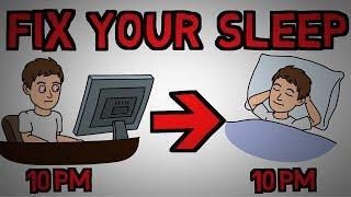 How To Fix Your Sleep Schedule - Reset Your Sleep Pattern animated