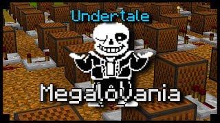  Undertale - Megalovania - Minecraft Note block song 