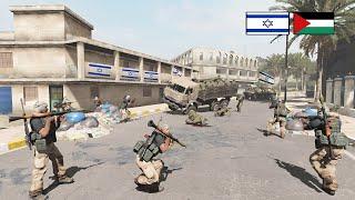 Today Israeli army headquarters attacked Palestinian militant fighters