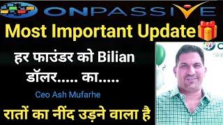 #Onpassive  onpassive Latest Update  रातों का नींद उड़ने वाला है Ash onpassive Live