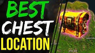 Fortnite Battle Royale BEST WAILING WOODS CHEST LOCATION Weekly Challenge - Best Landing Spots