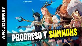 SEGUIMOS CON EL PROGRESO Y LAS SUMMONS AFK Journey