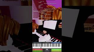 I played GIRL A on ROBLOX Piano AGAIN #roblox #piano #robloxpiano #music #pianogame