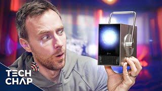 LG CineBeam Q Review - The SMALLEST 4K Laser Projector Ever  2024