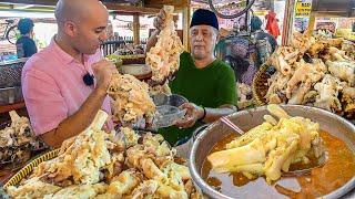 INSANE Indonesian street food - MONSTER SIZE BEEF TROTTERS +  Street food in Tangerang Indonesia