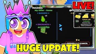 LIVE ↪️NEW TRADING UPDATE↩️ Today In Roblox Tapping Legends Final Roblox