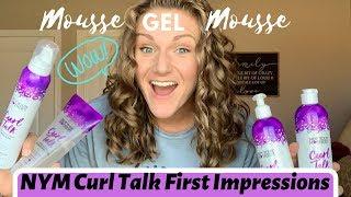 Mousse Gel Mousse Application and Not Your Mothers Curl Talk Line First Impressions