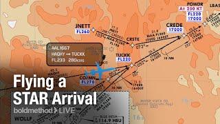 How To Fly a STAR Arrival Procedure Boldmethod LIVE